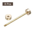thumbnail image 3 of Unique Bargains 8Pack Metal Bag Strap Connect Buckles,38x42mm Purse Screw Fixing Rivets (Light Golden), 3 of 7