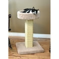 thumbnail image 2 of New Cat Condos Prestige Cat Trees Large Cat Scratching Post and Sleeper-Color:Brown, 2 of 2