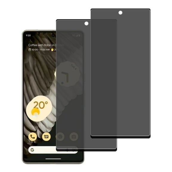AISELAN [2 Pcs] 9H Hardness Anti-Scratch Anti-SPY Privacy Screen Protector Tempered Glass for Google Pixel 7 Pro 2022