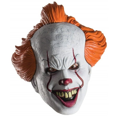 Rubie's Pennywise from IT Movie 2017 Adult Mask for Halloween One Size Fits Most