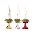 thumbnail image 3 of Minkissy 3Pack flameless pillar candles Decorative LED Candles Red for Weddings, 3 of 8