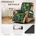 thumbnail image 3 of TSOVTHRID Shamrock Green Hat Print Recliner Chair Covers Lazy Boy Recliner Cover Non-Slip Recliner Slipcovers Stay in Place Furniture Protector Fitted Reclining Slipcover for St. Patrick's Day Decor, 3 of 7
