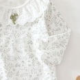 thumbnail image 7 of Ulanda Baby Coming Home Outfit Boy Girl Cotton Long Sleeve Romper Jumpsuit Plain One-Piece Clothes (Light Gray, 6-9 Months), 7 of 7