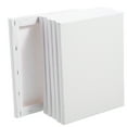 thumbnail image 1 of Miangastore Panneaux de Toile Blancs 6 Pcs 9.8x7.9x0.8In, 1 of 8