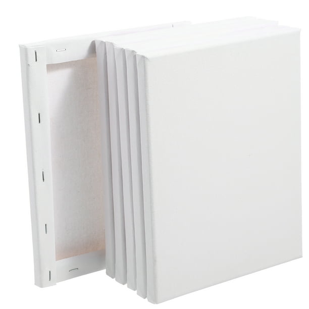 6 lienzos para pintar, lienzos de artista en blanco, lienzos de tela para pintar con acuarela