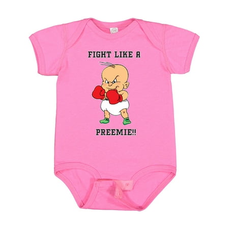 

Inktastic NICU Fight Like a Preemie Baby Boxer Gift Baby Boy or Baby Girl Bodysuit