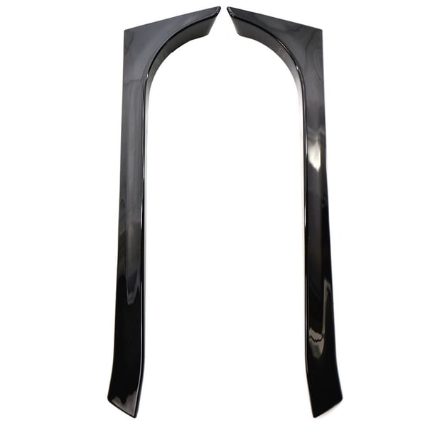 Alerón lateral de ventana trasera de estilo de coche para Volkswagen 2009-2013 (negro brillante) Tmvgtek Accesorios para autos y motos