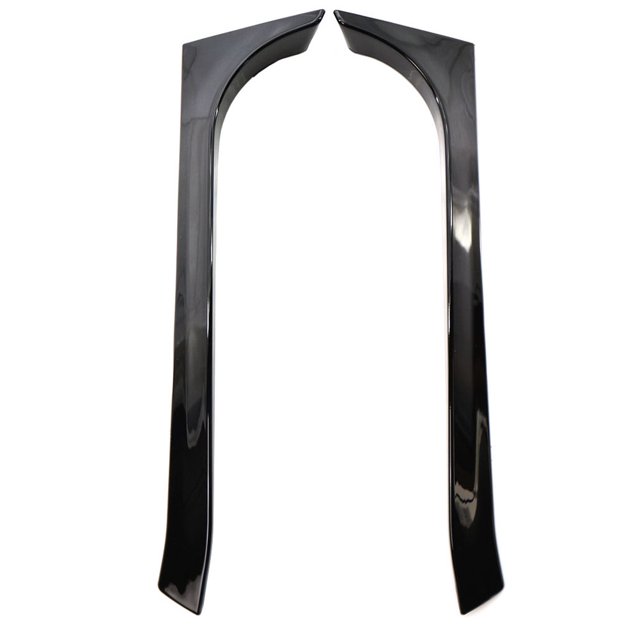 Alerón Lateral De La Ventana Trasera Del Coche Alerón lateral de ventana trasera de estilo de coche para Volkswagen 2009-2013 (negro brillante)
