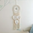 thumbnail image 4 of Tapiz bohemio de macramé tejido para colgar en para bodas, 4 of 8