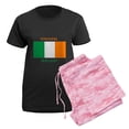 thumbnail image 5 of CafePress - Youghal Ireland Women's Dark Pajamas - Women's Short Sleeve Print T-Shirt and Pants Dark Cotton Pajama Set, 5 of 7