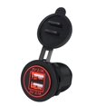 thumbnail image 1 of Kenally 5V 2.1A USB dual IP66 Toma de corriente de carga para automóvil a prueba de agua Accesorios para motos CS-526A3 Kenally CZ9204-03B, 1 of 5