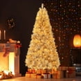 thumbnail image 1 of Costway Árbol de Navidad artificial de 210 cm con 807 puntas de ramas y 400 luces LED, 1 of 4