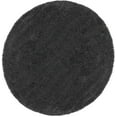 thumbnail image 2 of Nourison Malibu Shag Solid Shag Dark Grey 7'10" x ROUND Area Rug, (8' Round), 2 of 8