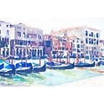 thumbnail image 3 of Navas, Emily 24x17 Black Modern Framed Museum Art Print Titled - On the Grande Canal, 3 of 5