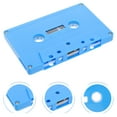 thumbnail image 3 of Shisuyan Rectangular Cassette Tape Decor Sky-Blue Plastic 2Pcs 3.9X2.5X0.5In, 3 of 8