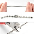 thumbnail image 3 of Woeilo 2 Pack Pull Chain String Extension with Connector for Ceiling Fan Light Fixture Light Bulb, 304 Stainless Steel Switch Chain Extender,1 Meter Length, 3 of 5