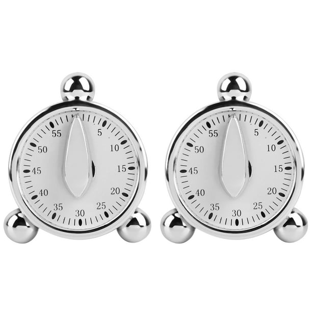 2X 60 Minutos de Cocina Temporizador Mecánico Recordatorios de Cocina Reloj Despertador