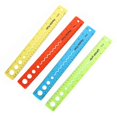 thumbnail image 1 of 4Pcs Household Clear Rulers Convenient Bendable Rulers Wear-resistant Kids Rulers, 1 of 4