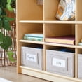 thumbnail image 3 of Guidecraft EdQ 3-Section Wooden Storage Locker for Classroom, Kids Cubby Organizer with Shelves and Hooks for Coats, 3 of 4