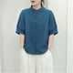 thumbnail image 1 of mfyjkho Tops Para Salir Para Mujer, Blusa De Manga Corta Con Cuello Redondo Y Bordado De Moda Para Mujer Tops Para Salir Para Mujer Xxl, 1 of 5