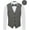 Black-White Tweed, variant on Men's Premium Tweed-Wool Vest - Bow Tie – 2 Piece Set for Suits & Tuxedos Sleeveless Adult