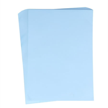 

100 Sheets 70g A4 Size Multipurpose Paper Printing Folding Paper Handcrafts Typing Papers Manual Cutting Art Craft Paper for Office School Statiionary Supplies Inkjet Printer (Sky-blue)