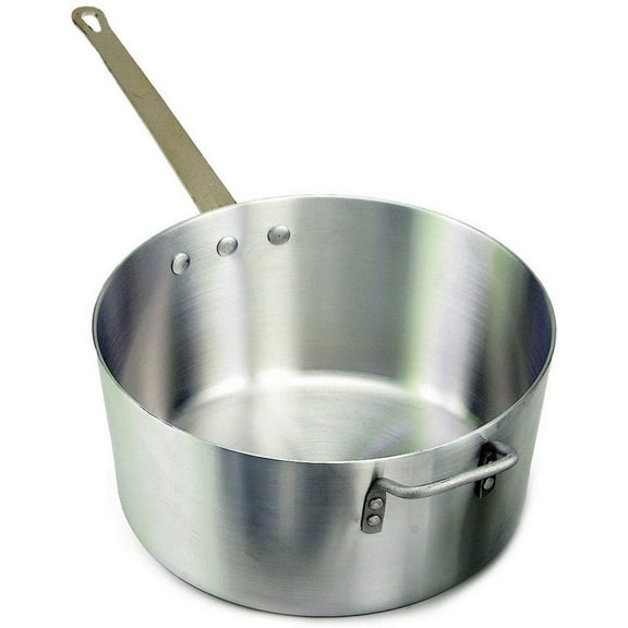 CRESTWARE PAN8 Sauce Pan, 8 qt, Aluminum
