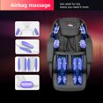 thumbnail image 5 of BestMassage Full Body Zero Gravity Electric Massage Chair,with Wireless Bluetooth Speaker,Black, 5 of 7
