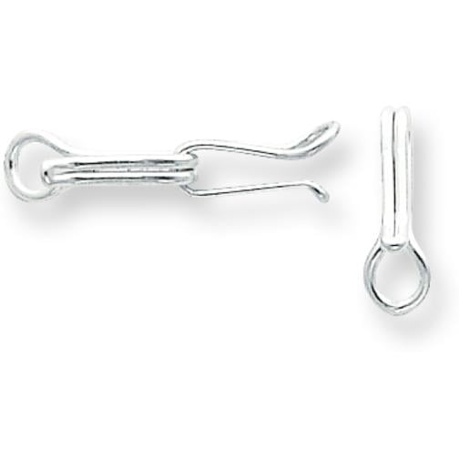 Sterling Silver S Hook Clasp 12.5Mm - Pack Of 6