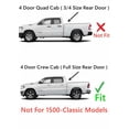 thumbnail image 2 of OEM Driver Left Side Rear Door Window Door Glass Compatible with Ram Pickup 4 Door Crew Cab 2019-2025 Models (Not For 1500Classic), 2 of 6