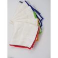 thumbnail image 3 of Pure Cotton Cleaning Cloths with Coloured Edges, 25 cm x 25 cm, 12-Pack, Multi-Purpose, Machine Washable, 3 of 5