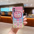 thumbnail image 1 of Accesorios para teléfonos móviles, funda colorida para teléfono con gatito, funda trasera con impresión de dibujos animados para iphone, 1 of 4
