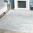 thumbnail image 2 of SAFAVIEH Tahoe Trudi Distressed Shag Area Rug, Blue/Ivory, 6'7" x 6'7" Square, 2 of 8