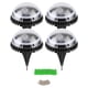 thumbnail image 2 of Luces solares para césped, 8 LED, luces solares solares impermeables para el suelo, luz impermeable para el suelo, valor inmejorable Jadeshay A, 2 of 8