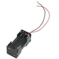 thumbnail image 4 of 2 Pcs Boîtier de Support de Pile AAA Noir 2 Couches 4 x 1.5V avec Fils, 4 of 6