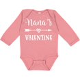 thumbnail image 3 of Inktastic Nana Valentine Grandchild Girls Long Sleeve Baby Bodysuit, 3 of 5