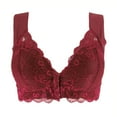 thumbnail image 1 of Harpily 2025 Bra Women's Adjustable Sports Front Closure Extra-Elastic Breathable Lace Trim Bra, 1 of 8