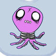thumbnail image 4 of Inktastic Death Metal Octopus Boys or Girls Baby Bib, 4 of 4