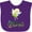 Purple, variant on Inktastic I Believe in Fairies Boys or Girls Baby Bib