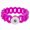 Purple, variant on Snap Jewelry Silicone Stretch Bracelet in Purple with Single Snap Holder, 6.25 Inch Length