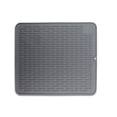 thumbnail image 2 of Plato secado estera tazas flexibles placas drenaje vajilla vajilla tenedores horquillas antideslizante reutilizando mesa de colgantes vajilla almohadilla gris Inevent HA047919-03, 2 of 7
