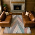 thumbnail image 6 of Addison Rugs Mayfield Premium Machine Washable Transitional Geometric Copper Rectangle Rug, 3' x 5', 6 of 6