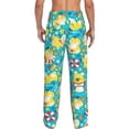 thumbnail image 3 of Psyduck Mens Pajama Pants Ultra Soft Comfy Lounge Sleep Pants Print Loose Casual Bottoms Loungewear, 3 of 8