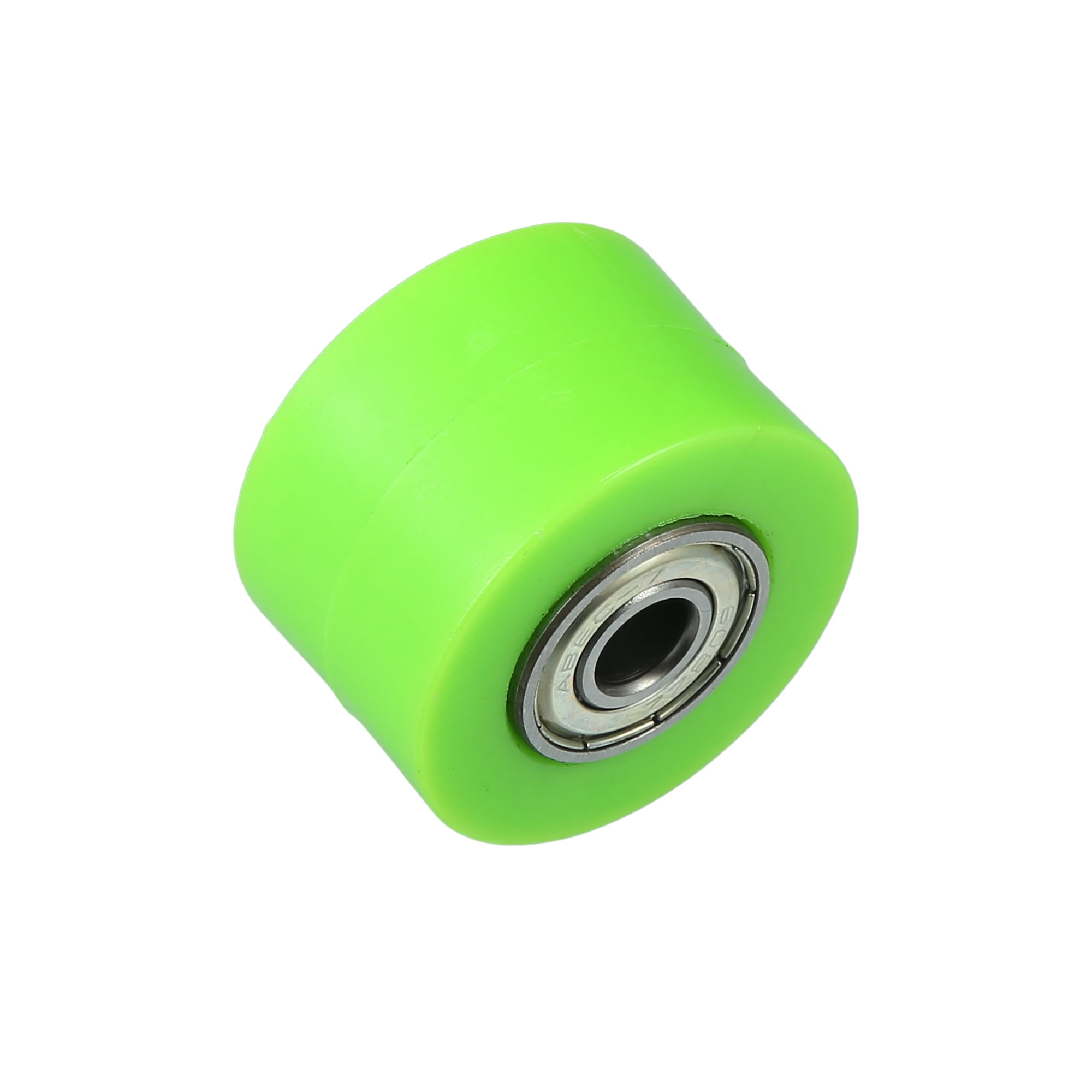 Unique Bargains 8mm Drive Chain Pulley Roller Slider Tensioner Wheel Guide Green