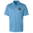 thumbnail image 2 of Men's-Cutter & Buck  Powder Blue Philadelphia Union Prospect Eco Textured Stretch Recycled Polo, 2 of 3