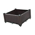 thumbnail image 2 of Recipiente de plantas de cama de jardín , caja de plantador de plantación de plantación fácil de usar fácil de usar para el patio del patio 40cmx40cmx22cm, 2 of 8