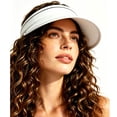 thumbnail image 5 of Zynoxe Sun Visor Hats for Women Outdoor Breathable Sun Protection Wide Brim Adjustable Strap Sprots Sun Hat for Baseball Hiking Golf, 5 of 6