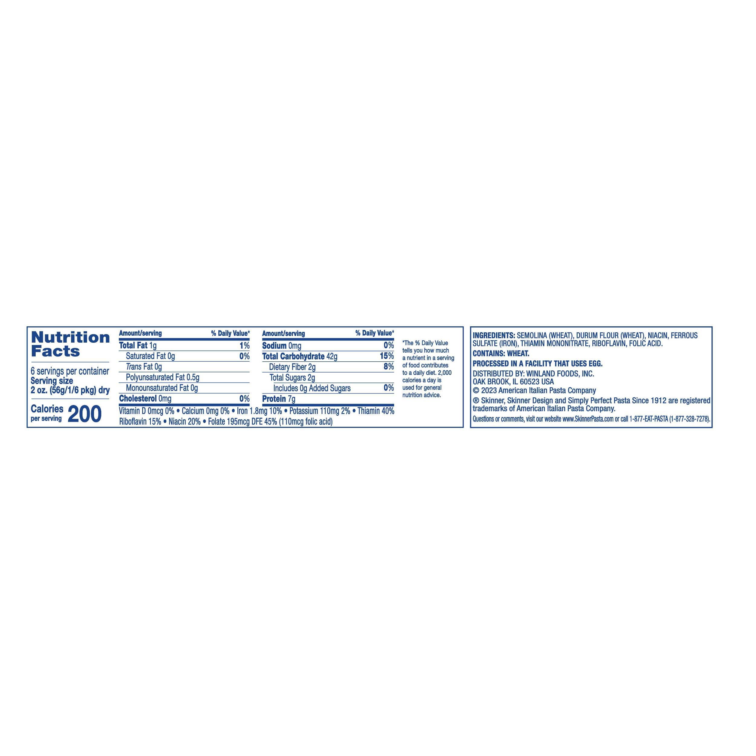 (4 pack) Skinner 12 oz Spaghetti Pasta