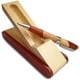 thumbnail image 4 of Juego de regalo de bolígrafo de madera de lujo con estuche para bolígrafos de negocios, bonito bolígrafo de escritura con caja y recargas de tinta de gel, 4 of 5
