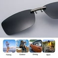 thumbnail image 3 of Besgoods Polarized Clip-on Sunglasses Lenses Glasses Unbreakable Driving Fishing Outdoor Sport Travelling New (Black), 3 of 3